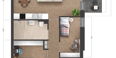 De Poort Van Leek Plattegrond 105C
